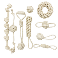 Thumbnail for The Play Set - Dog Hemp Rope 9pc Toy Bundle-0