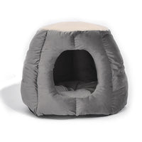 Thumbnail for Cat Castle Igloo Round Nest Cave Grey L-0