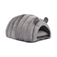 Thumbnail for Comfy Cat Cave Igloo Round Nest Grey L-0