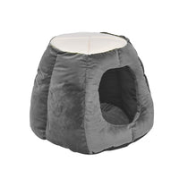 Thumbnail for Cat Castle Igloo Round Nest Cave Grey L-1