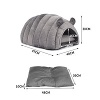 Thumbnail for Comfy Cat Cave Igloo Round Nest Grey L-2