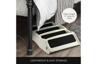 Thumbnail for Foldable Pet Stairs 4 Step Ladder for Pet Cat Dog-2