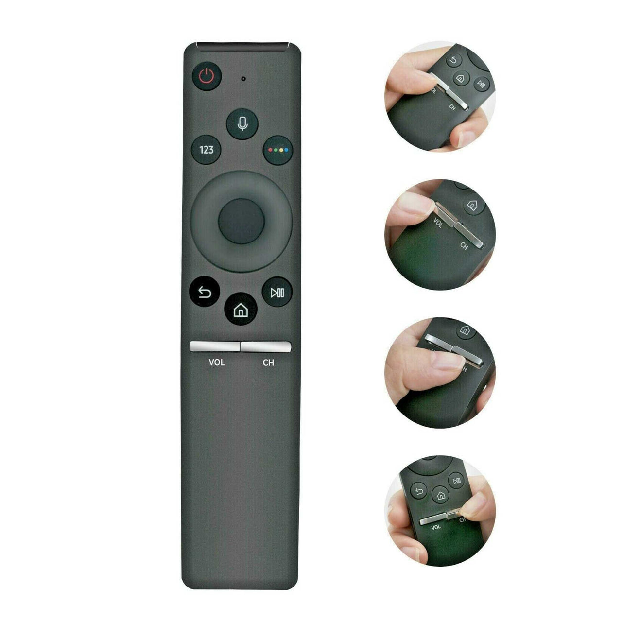 4K UHD Bluetooth Voice Remote For Samsung Control Replacement Bixby BN59-01259B-1