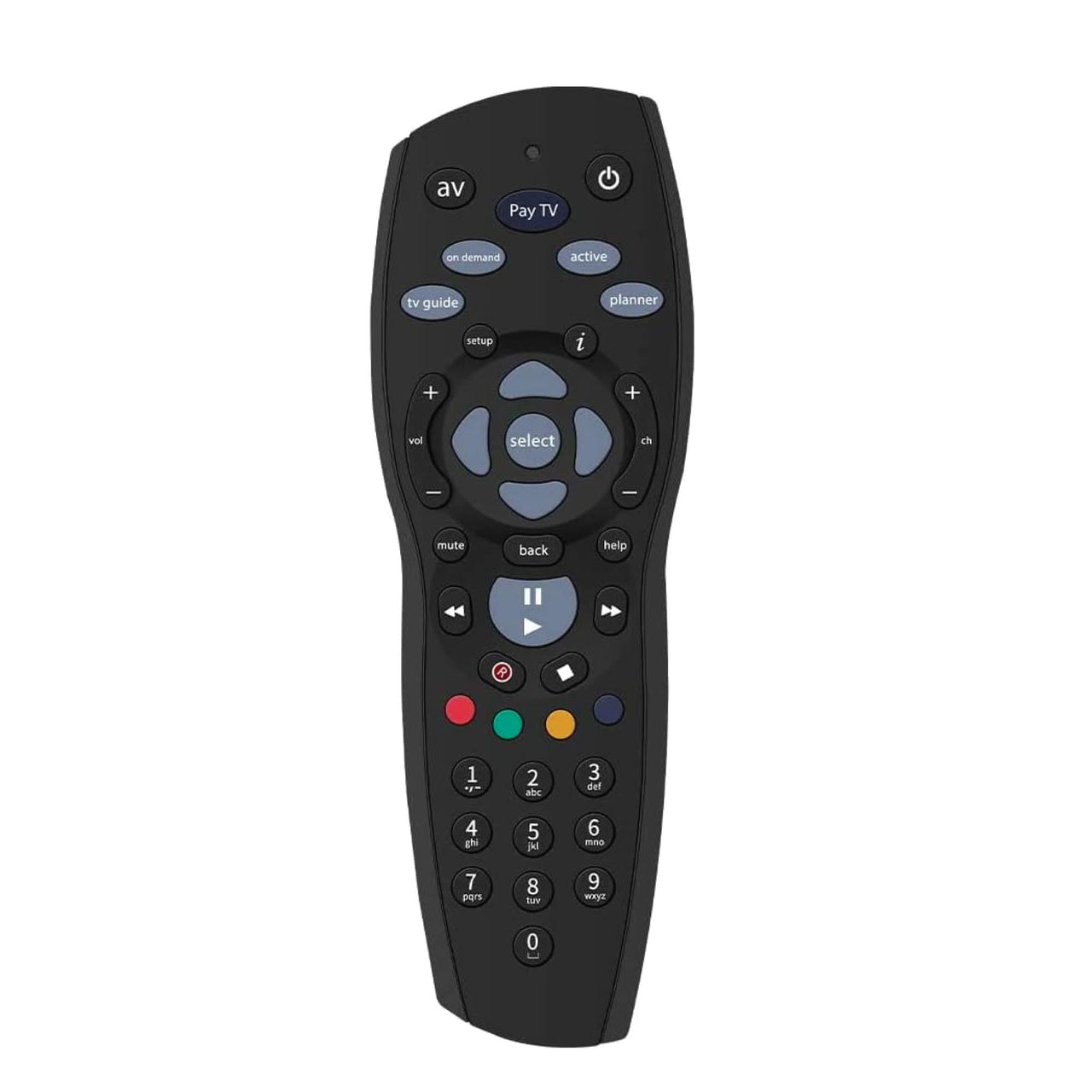 4x PayTV Remote Control Compatible with Foxtel MYSTAR SKY NEW ZEALAND - Black-0