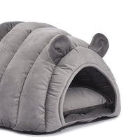 Thumbnail for Comfy Cat Cave Igloo Round Nest Grey L-4