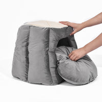 Thumbnail for Cat Castle Igloo Round Nest Cave Grey L-5