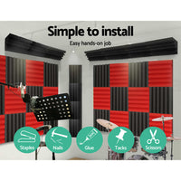 Thumbnail for Alpha Acoustic Foam 20pcs Corner Bass Trap Sound Absorption Proofing Treatment