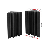 Thumbnail for Alpha Acoustic Foam 40pcs Corner Bass Trap Sound Absorption Proofing Treatment