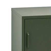 Thumbnail for ArtissIn Bedside Table Metal Cabinet - MINI Green