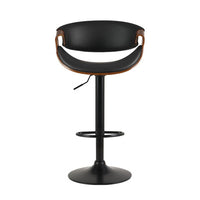 Thumbnail for Artiss Bar Stools Gas Lift Leather w/Armrest