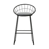 Thumbnail for Artiss 4x Bar Stools Padded Seat Metal