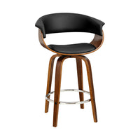 Thumbnail for Artiss Bar Stools Swivel PU Seat Wooden