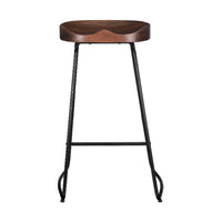 Thumbnail for Artiss 2x Bar Stools Tractor Seat 75cm Black