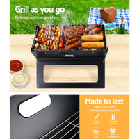 Thumbnail for Grillz BBQ Grill Charcoal Smoker Foldable