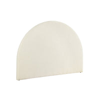 Thumbnail for Artiss Bed Head Headboard Double Boucle - GREI White