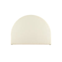 Thumbnail for Artiss Bed Head Headboard Double Boucle - GREI White