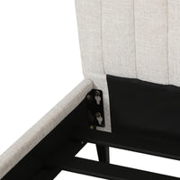 Thumbnail for Artiss Bed Frame King Size Beige AMMY