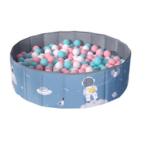 Thumbnail for Keezi Kids Ball Pool Pit Toddler Play Foldable Child Playhouse Storage Bag Blue