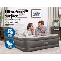 Thumbnail for Bestway Air Mattress Queen Inflatable Bed 46cm Airbed Grey