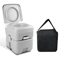 Thumbnail for Weisshorn 20L Portable Camping Toilet Outdoor Flush Potty Boating With Bag