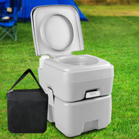 Thumbnail for Weisshorn 20L Portable Camping Toilet Outdoor Flush Potty Boating With Bag