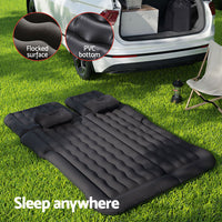 Thumbnail for Weisshorn Car Mattress 175x130 Inflatable SUV Back Seat Camping Bed Black