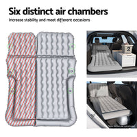 Thumbnail for Weisshorn Car Mattress 175x130 Inflatable SUV Back Seat Camping Bed Grey