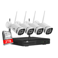 Thumbnail for UL-tech Wireless CCTV Security System 8CH NVR 3MP 4 Square Cameras 2TB