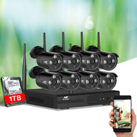 Thumbnail for UL-tech Wireless CCTV Security System 8CH NVR 3MP 8 Bullet Cameras 1TB