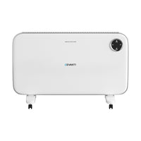 Thumbnail for Devanti Electric Convection Heater White 2000W