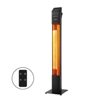 Thumbnail for Devanti Radiant Tower Heater Electric Portable Remote Control 2000W Heating