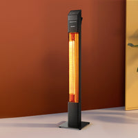 Thumbnail for Devanti Radiant Tower Heater Electric Portable Remote Control 2000W Heating