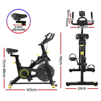 Thumbnail for Everfit Magnetic Spin Bike Exercise Bike Cardio Gym Bluetooth APP Connectable