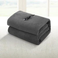 Thumbnail for Giselle Electric Heated Blanket Car Throw Rug Grey