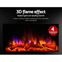 Thumbnail for Devanti Electric Fireplace Fire Heater 2000W