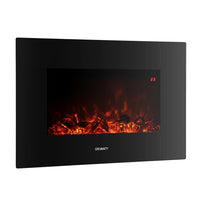 Thumbnail for Devanti Electric Fireplace Fire Heater 2000W Black