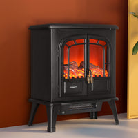 Thumbnail for Devanti Electric Fireplace Fire Heaters 2000W