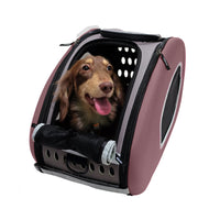 Thumbnail for Eva Pet Wheeled Multifunctional Carrier - Hot Pink-4