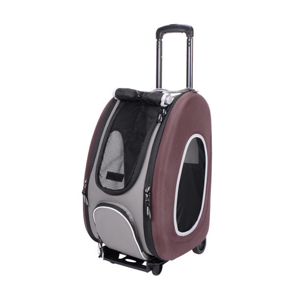 Eva Pet Wheeled Multifunctional Carrier - Hot Pink-1