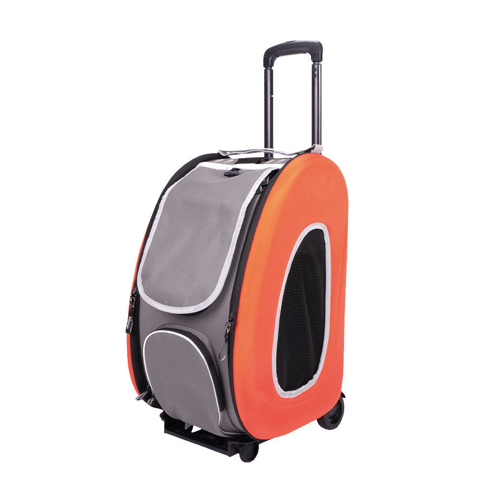 Eva Pet Wheeled Multifunctional Carrier - Hot Pink-6