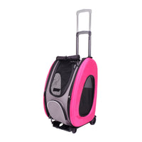 Thumbnail for Eva Pet Wheeled Multifunctional Carrier - Hot Pink-0