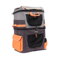 Thumbnail for TWO-TIER HANDSFREE PET BACKPACK CARRIER-0