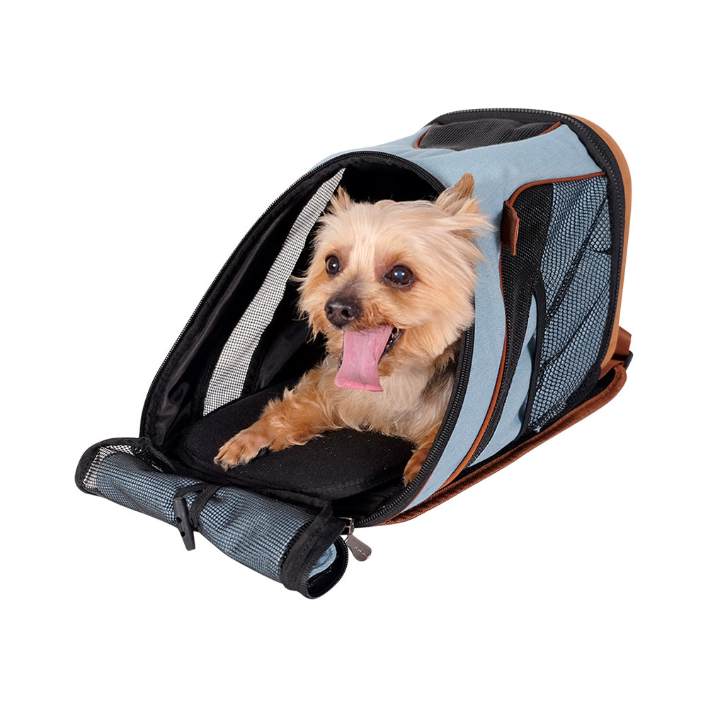 Denim Fun Lightweight Pet Backpack-5