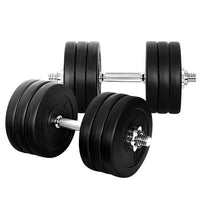 Thumbnail for Everfit 35kg Dumbbell Set Weight Plates Dumbbells Lifting Bench