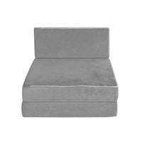 Thumbnail for Giselle Bedding Foldable Mattress Folding Foam Bed Mat Light Grey