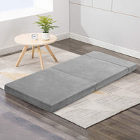 Thumbnail for Giselle Bedding Foldable Mattress Folding Foam Bed Mat Light Grey