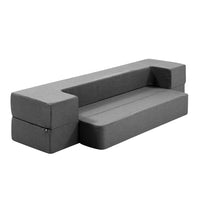 Thumbnail for Giselle Bedding Foldable Mattress Folding Foam Sofa Bed Chair Grey