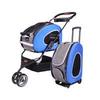 Thumbnail for Ibiyaya 5-in-1 Combo Pet Carrier & Stroller - Apple Green-6
