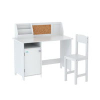 Thumbnail for Keezi Kids Table and Chair Set Children Study Play Toys Desk w/ Cabinet Storage