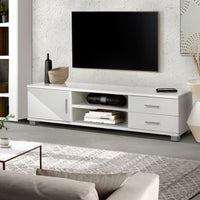 Thumbnail for Artiss Entertainment Unit TV Cabinet 120cm White Dylan